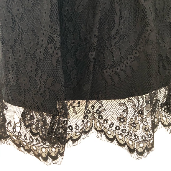 🆕 NANETTE LEPORE Black Lace Tuxedo Jacket Sz 6 - Picture 4 of 8